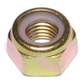 Midwest Fastener Nylon Insert Lock Nut, M12-1.50, Steel, Class 8, Yellow Zinc, 5 PK 76105
